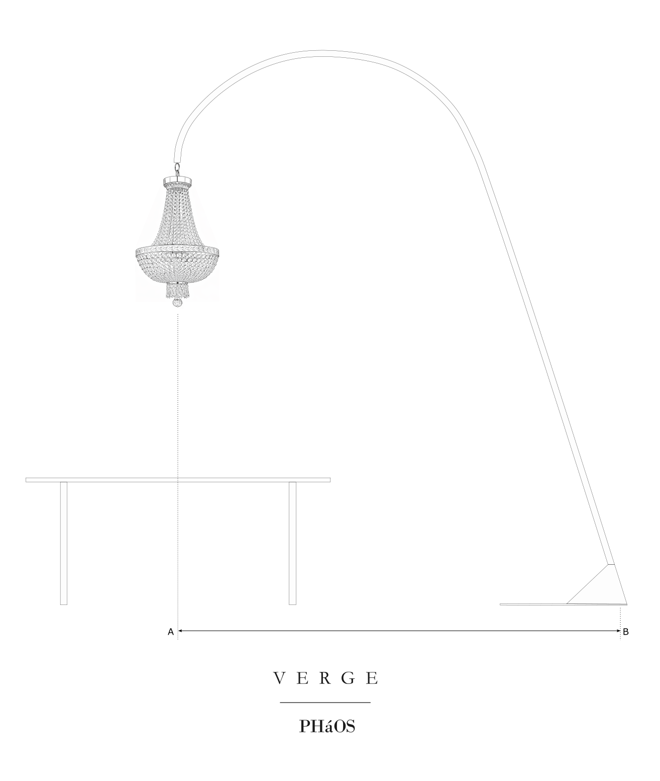 Specialized support structure for outdoor wedding reception crystal chandeliers Athens Greece